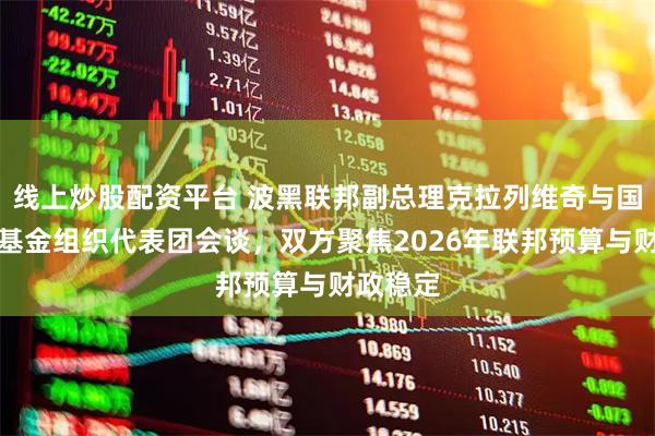 线上炒股配资平台 波黑联邦副总理克拉列维奇与国际货币基金组织代表团会谈，双方聚焦2026年联邦预算与财政稳定