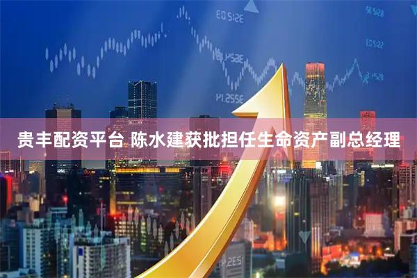 贵丰配资平台 陈水建获批担任生命资产副总经理